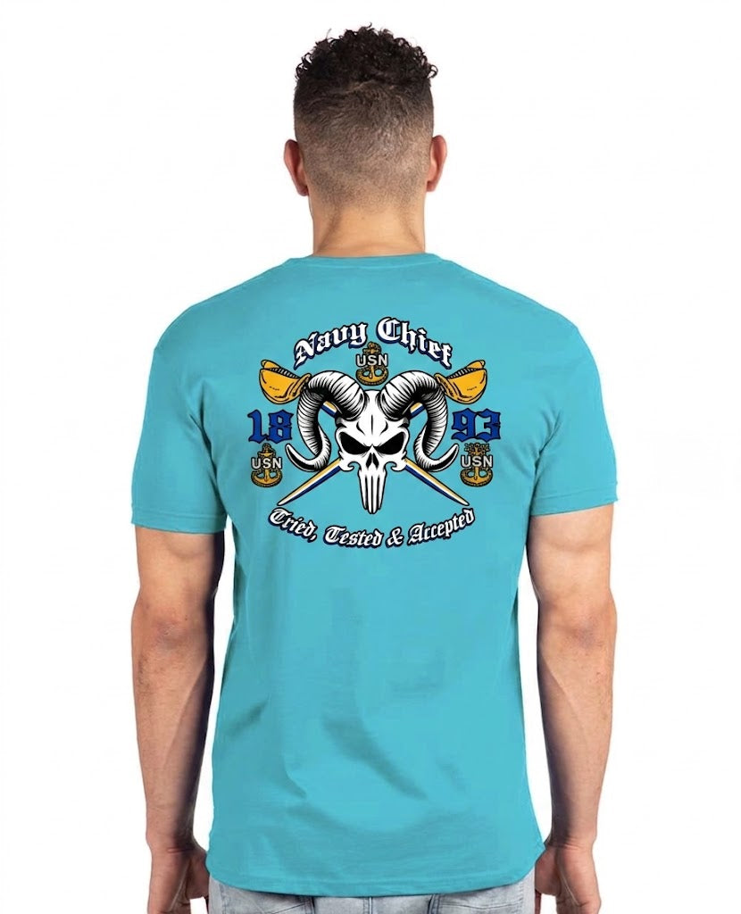 Chief Punisher Goat Tahiti Blue T-Shirt