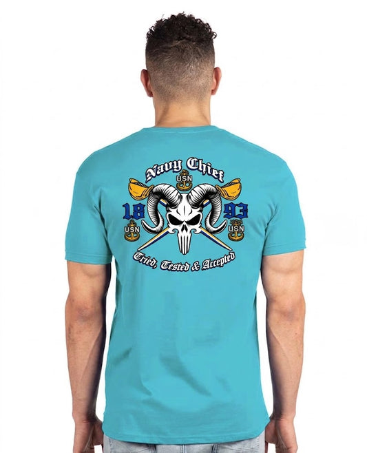 Chief Punisher Goat Tahiti Blue T-Shirt
