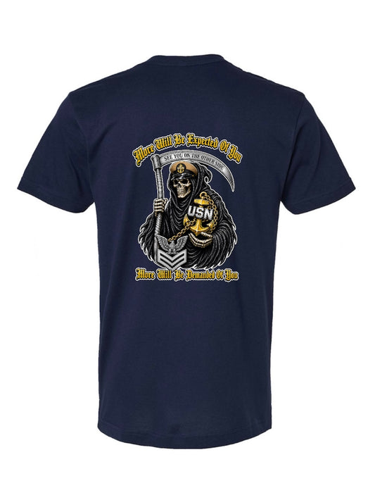 Reaper Chief Season Navy Blue T-Shirt