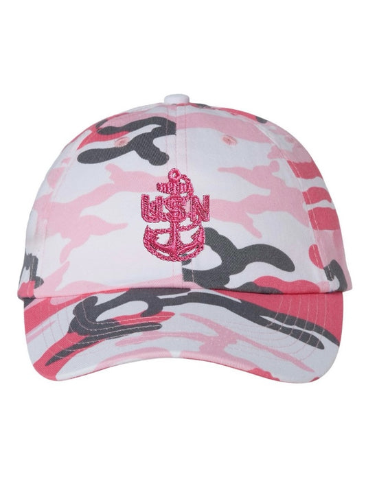 Pink Camo Hat