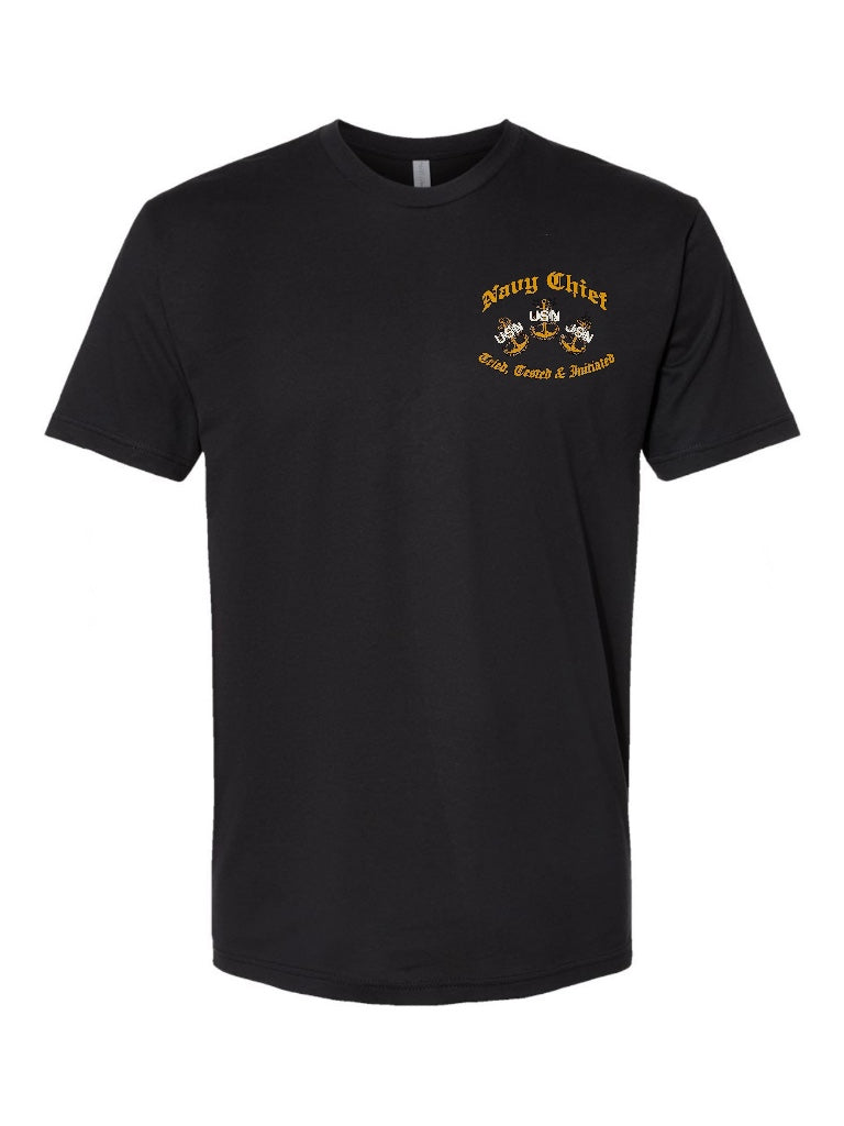 Sheriff Goat Initiated Season Black T-Shirt