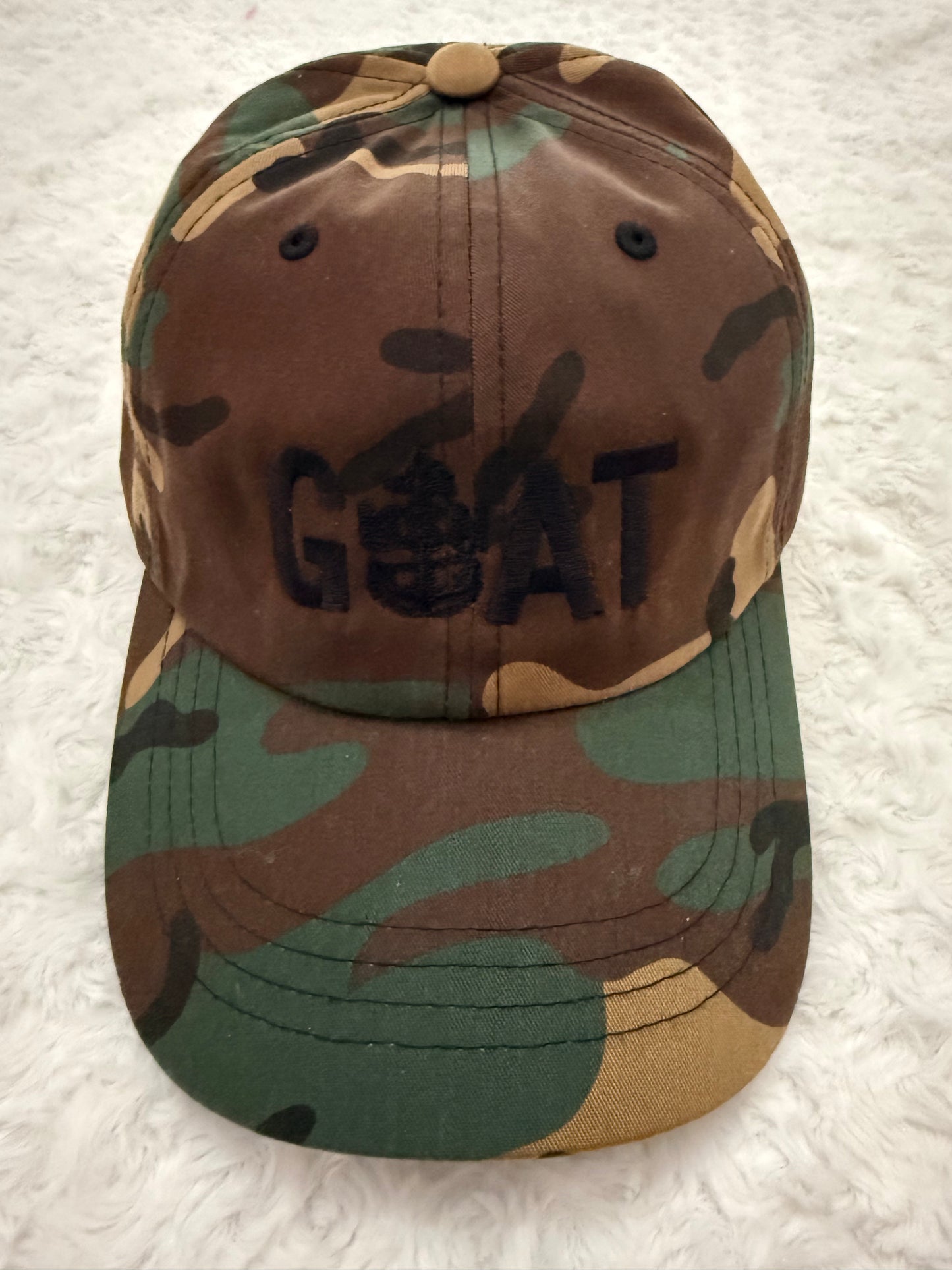 Camouflage with GOAT in Black Hat