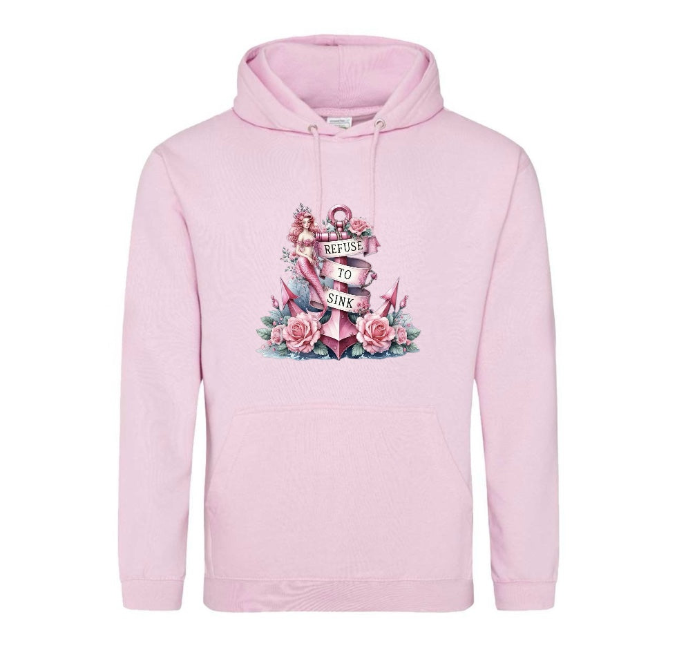 Pink Refuse to Sink Hooded Sweatshirt