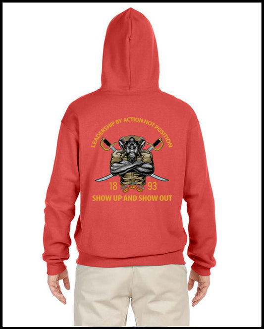 Chief Pride & Leadership Coral Hooded Sweatshirt or T-Shirt