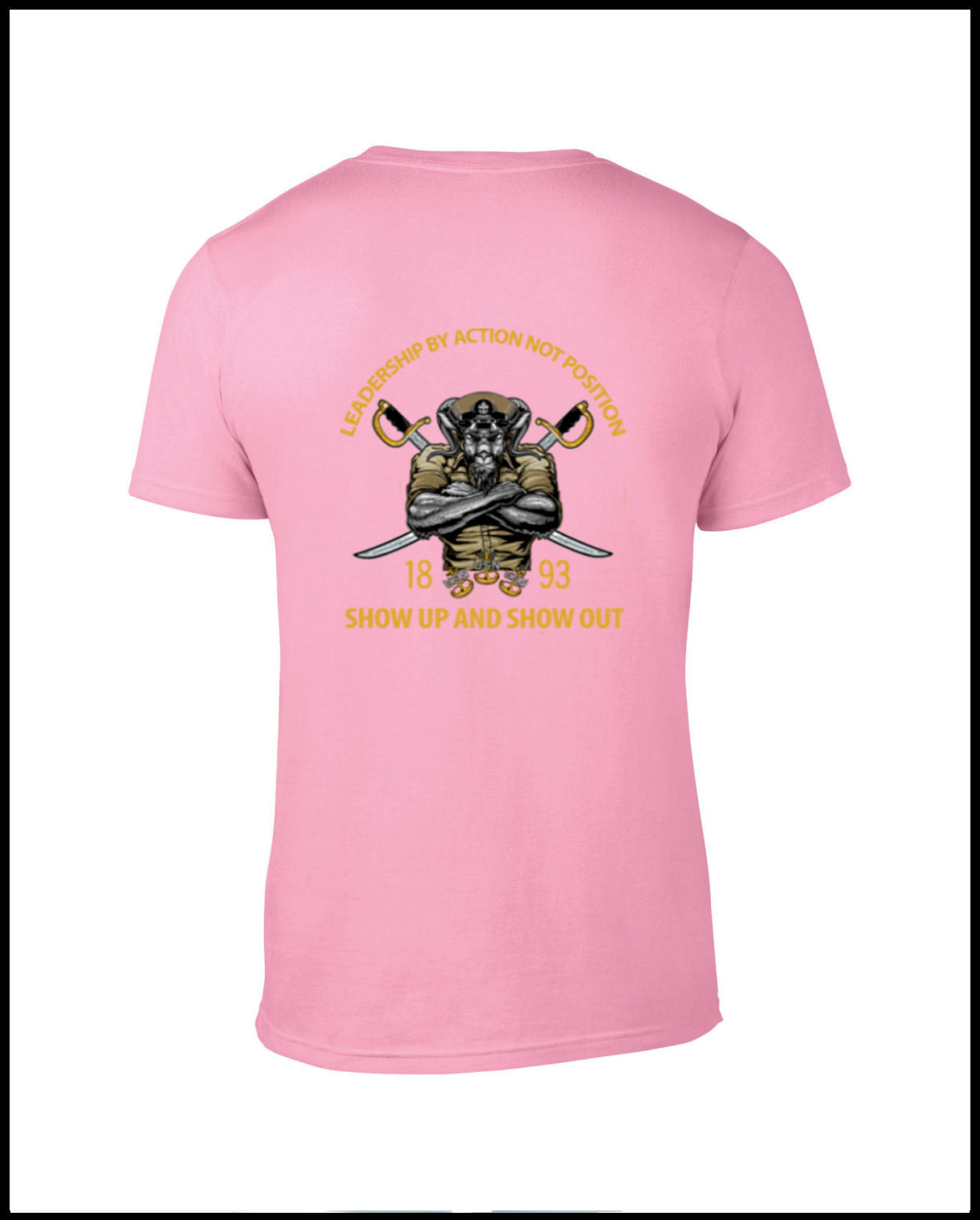 Ladies Cut Light Pink Chief Pride & Leadership Dry-Fit T-Shirt