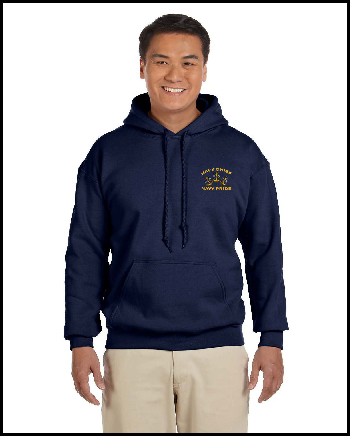 Chief Pride & Leadership Navy Hooded Sweatshirt
