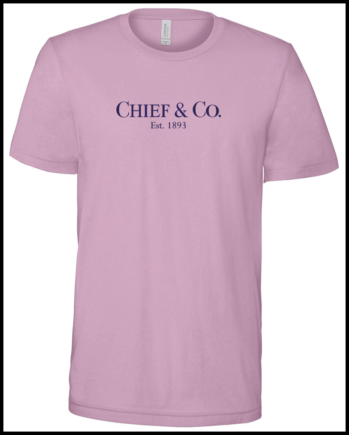 Chief & Company Lilac & Navy T-Shirt