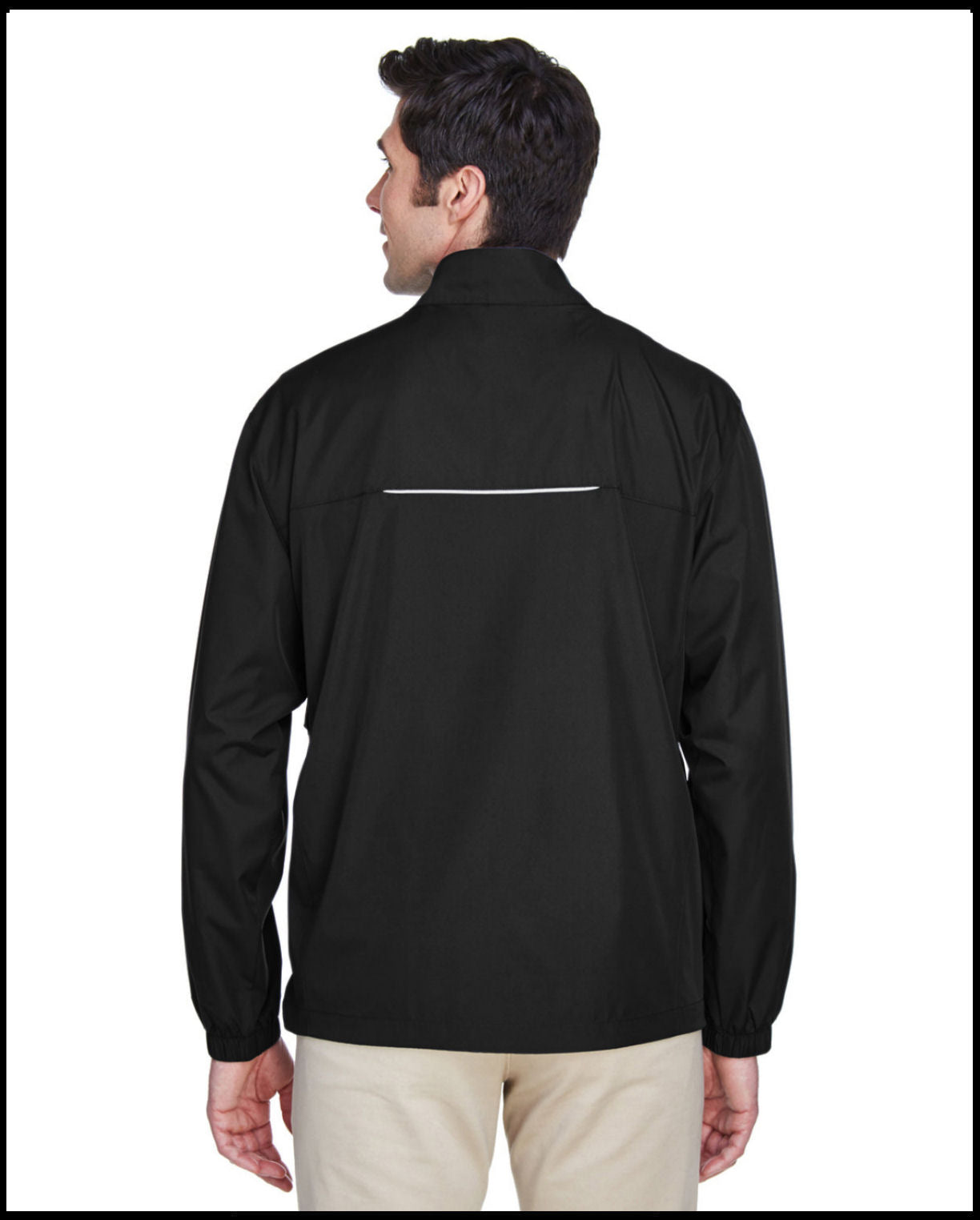 Navy Chief Navy Pride Black Techno Lightweight Jacket