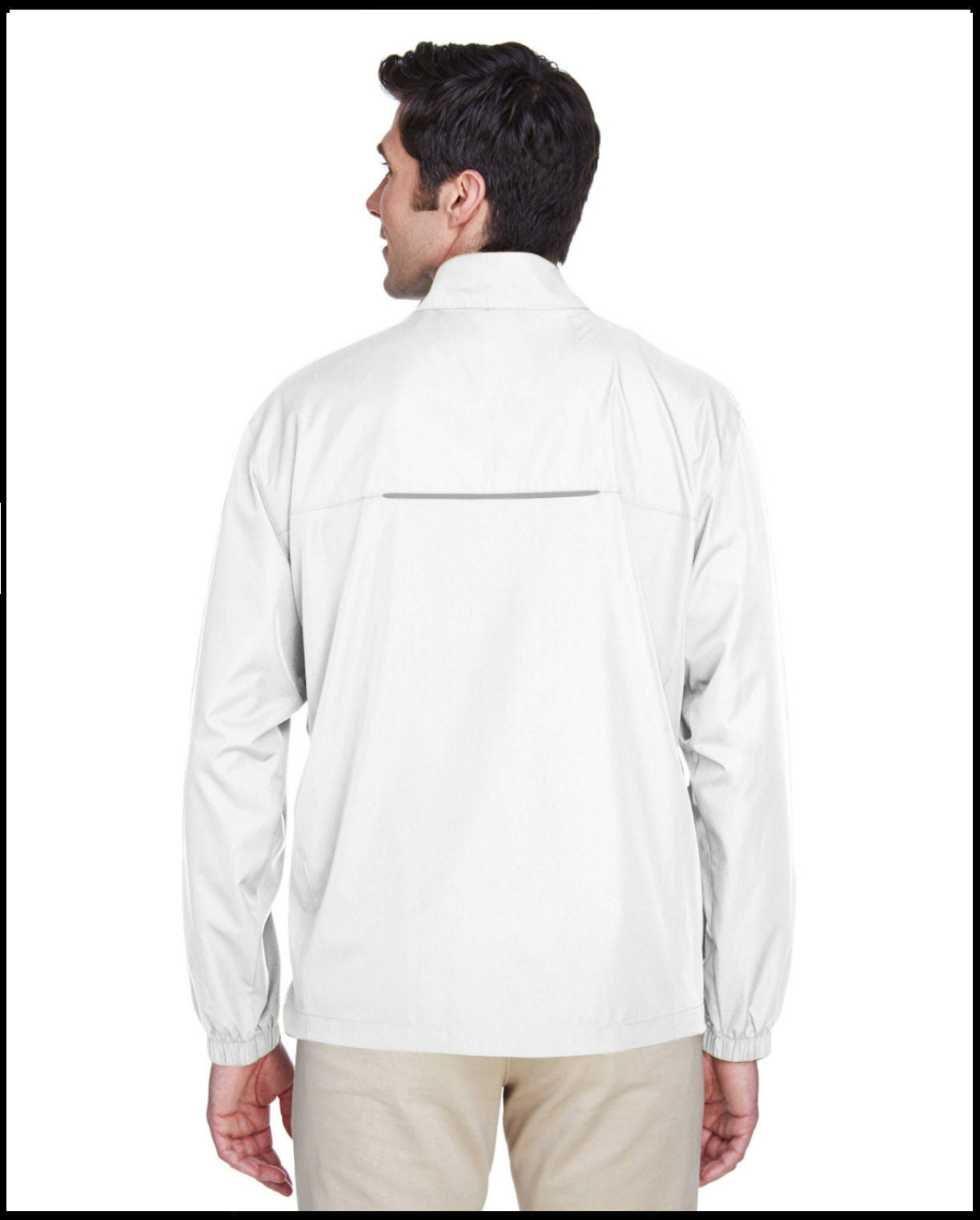 Navy Chief Navy Pride White Techno Lightweight Jacket