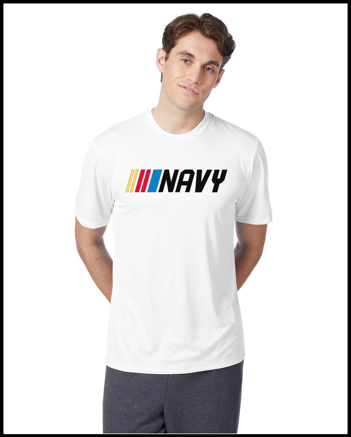 Navy Racer T-Shirt