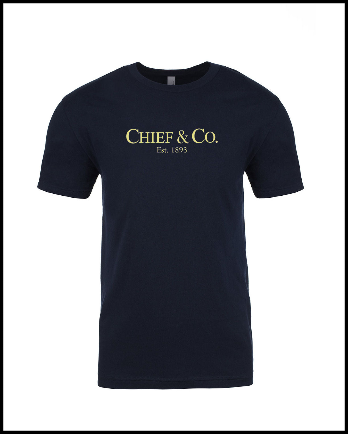 Chief & Company Navy & Creme T-Shirt