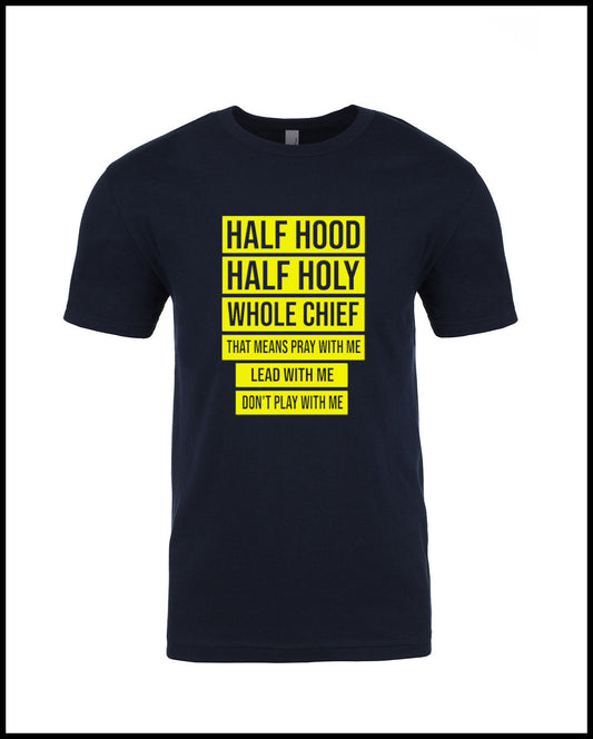 Whole Chief Navy & Yellow T-Shirt