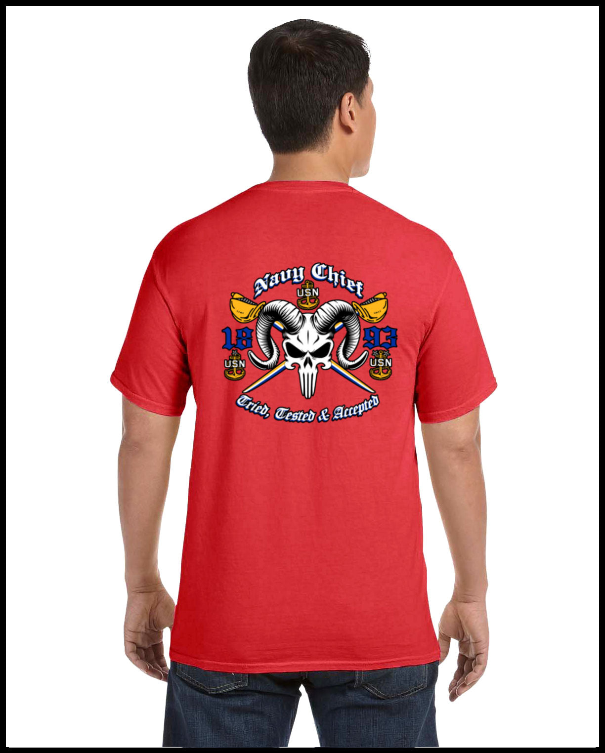 Chief Punisher Goat Red T-Shirt