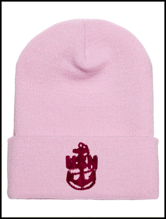 CPO Beanie Light Pink Dark Pink