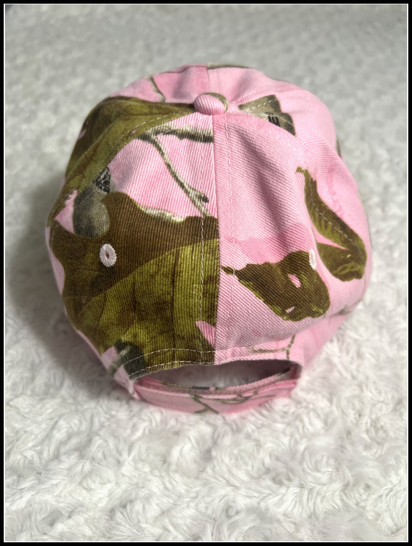 Real Tree Light Pink Hunters Camo and Gold CPO Hat