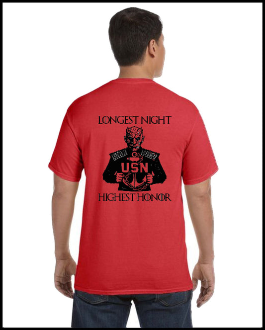 Longest Night Highest Honor Red T-Shirt
