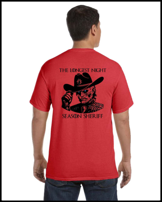 Longest Night Sheriff Red T-Shirt