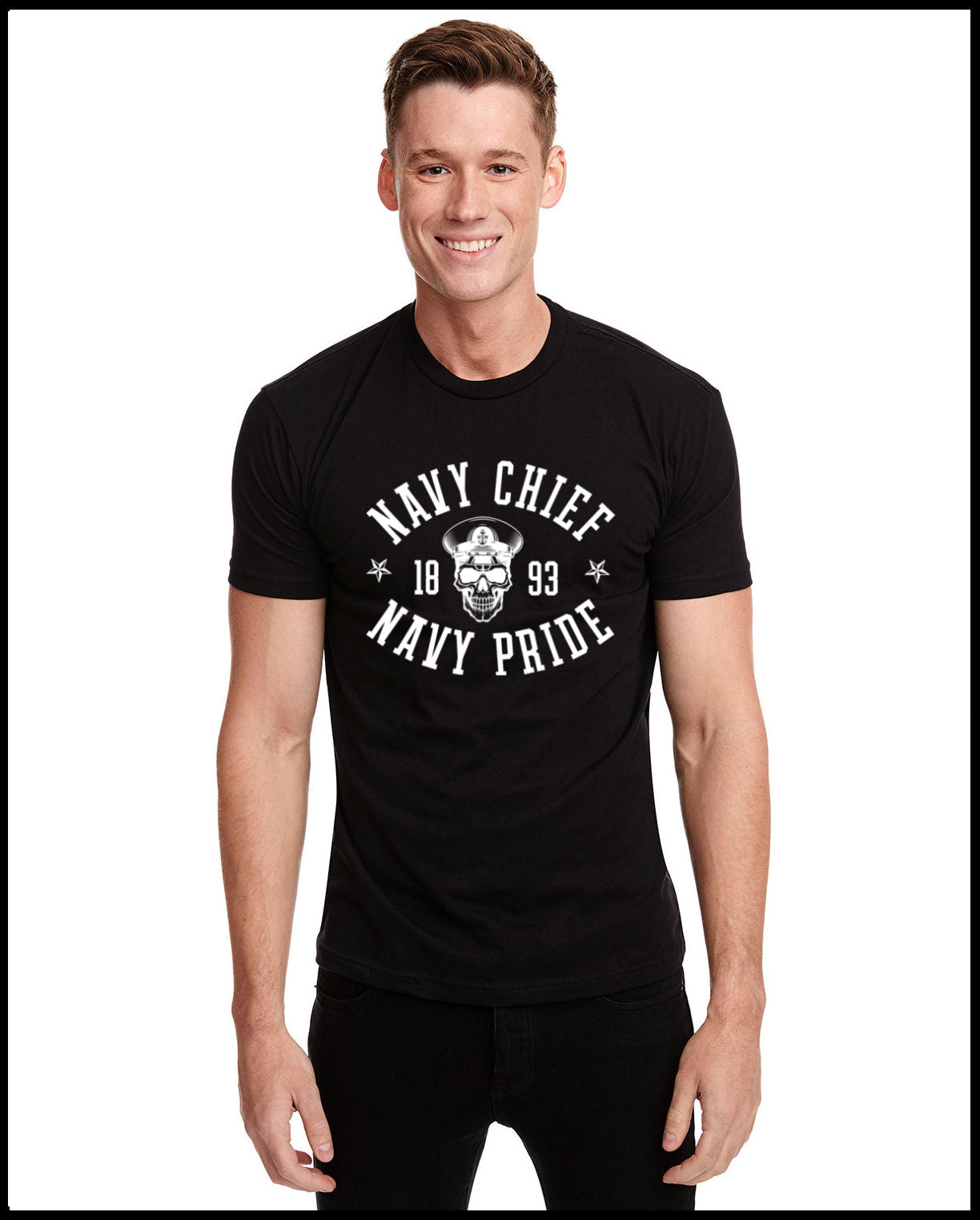 Skull Chief Black & White Shirt