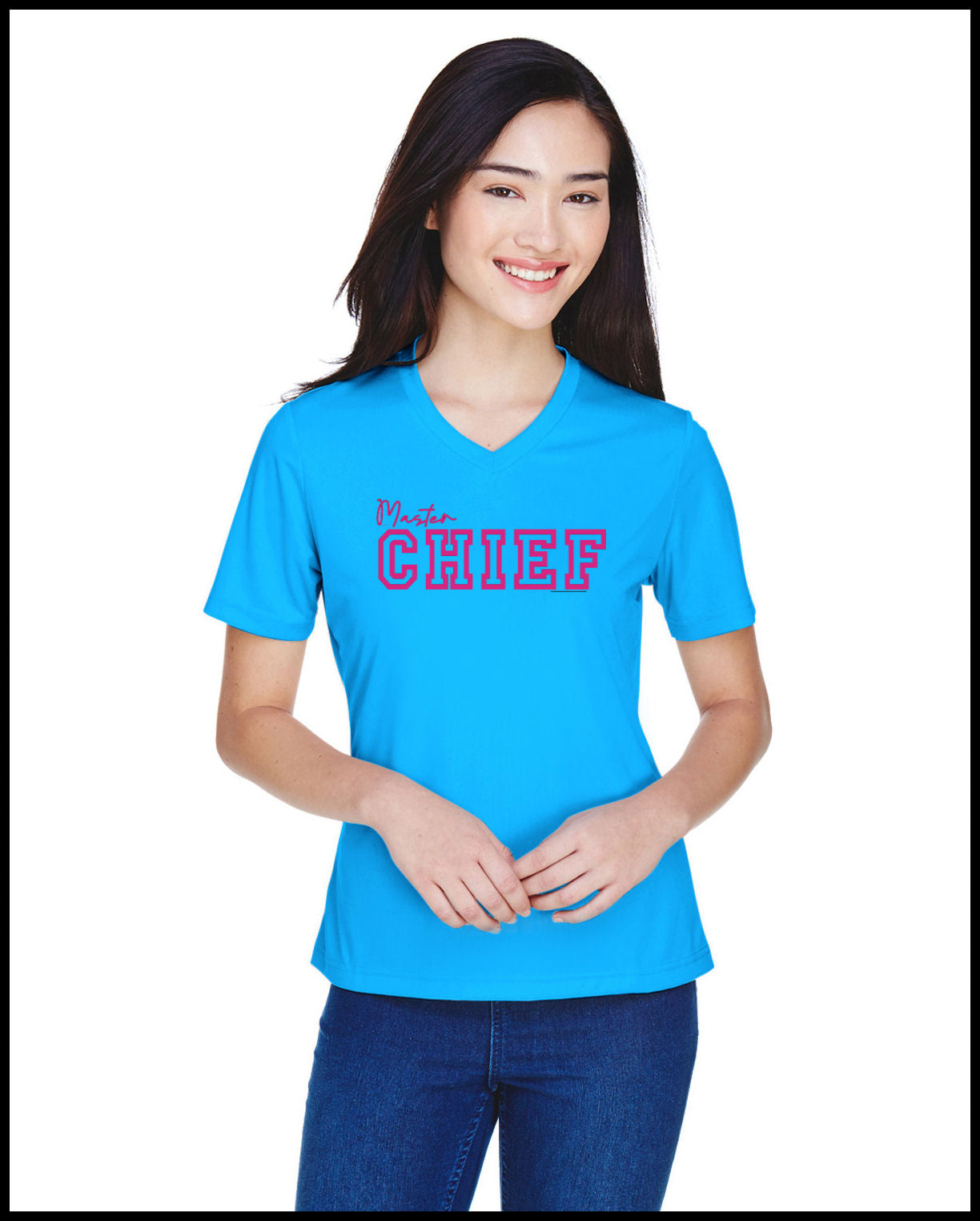 CPO Turquoise & “PINK” T-Shirt