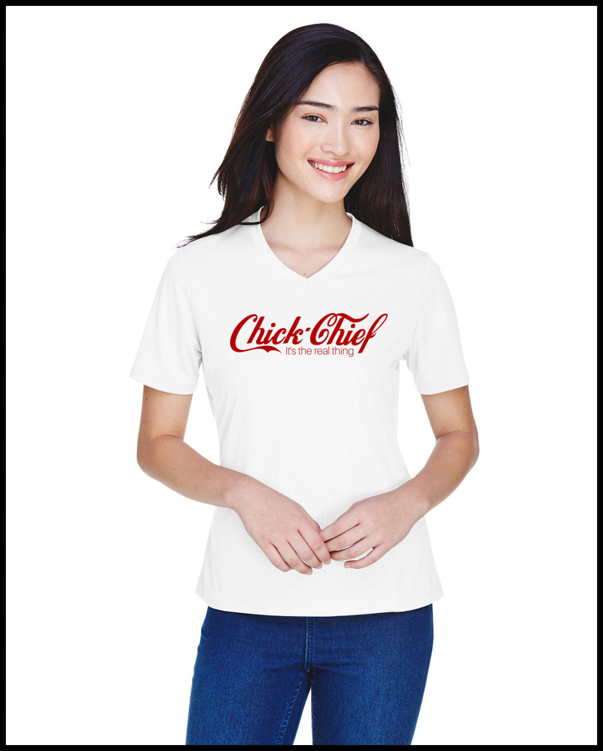 Chick Chief Real Thing White T-Shirt