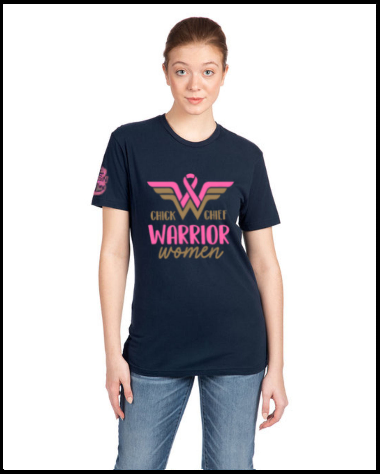 Warrior Women (Chick Chief) Navy Blue T-Shirt