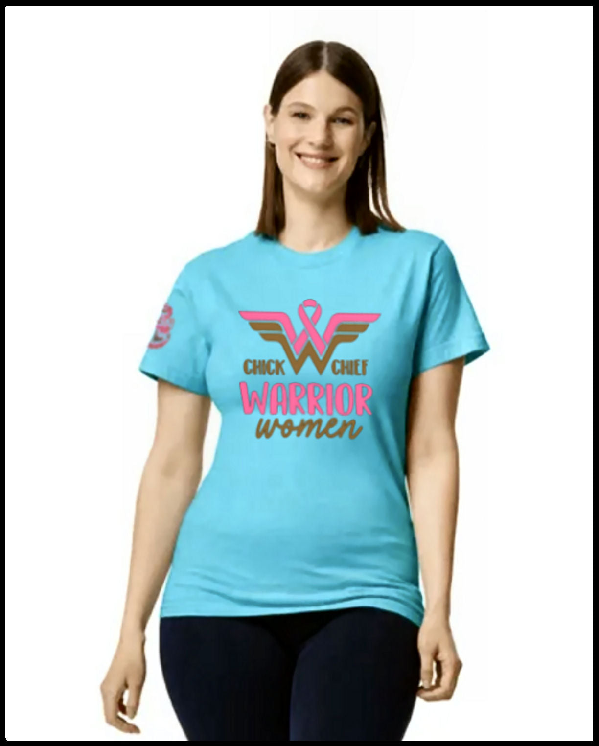 Warrior Women (Chick Chief) Tahiti Blue T-Shirt