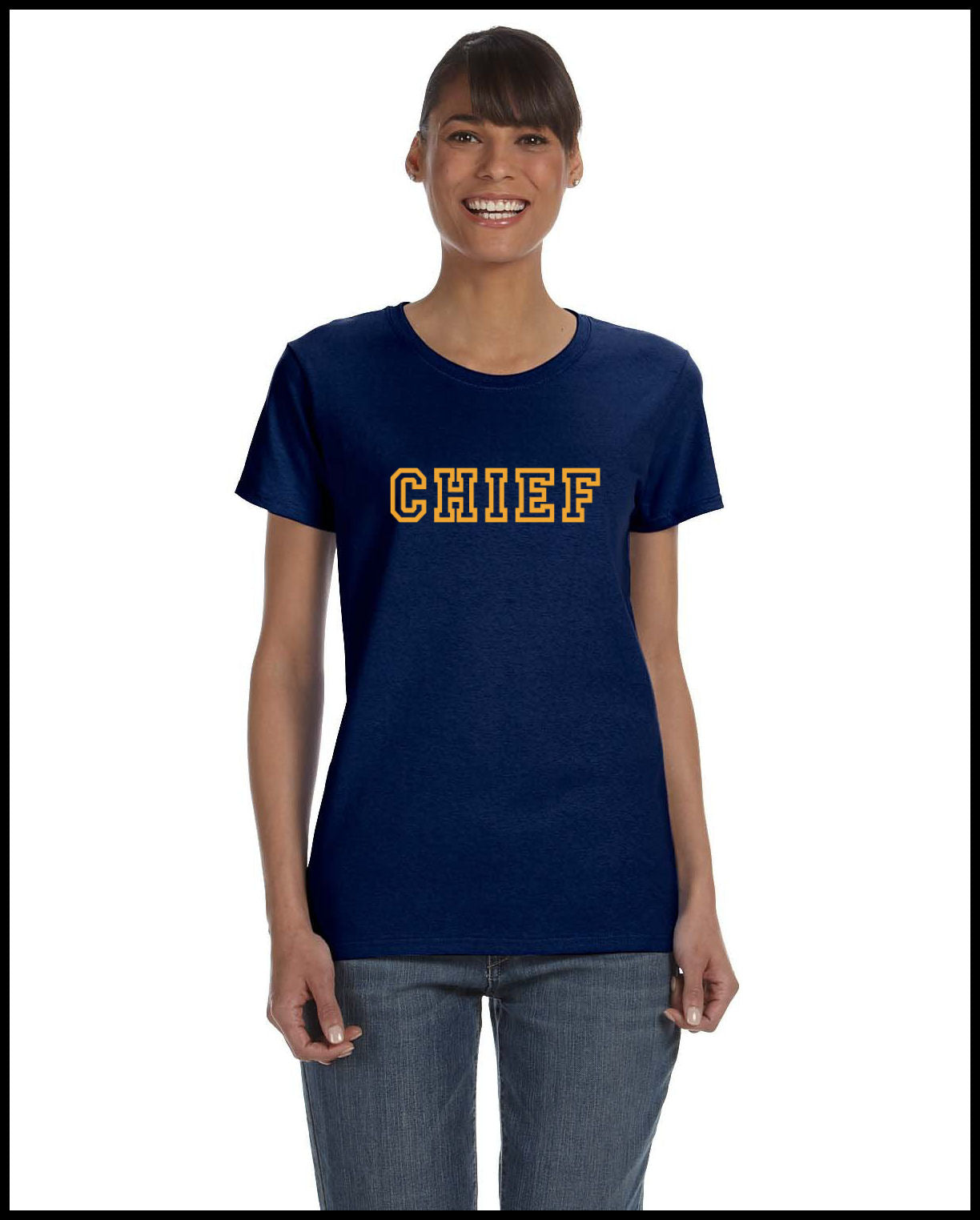 Chief Navy & Golden Yellow T-Shirt