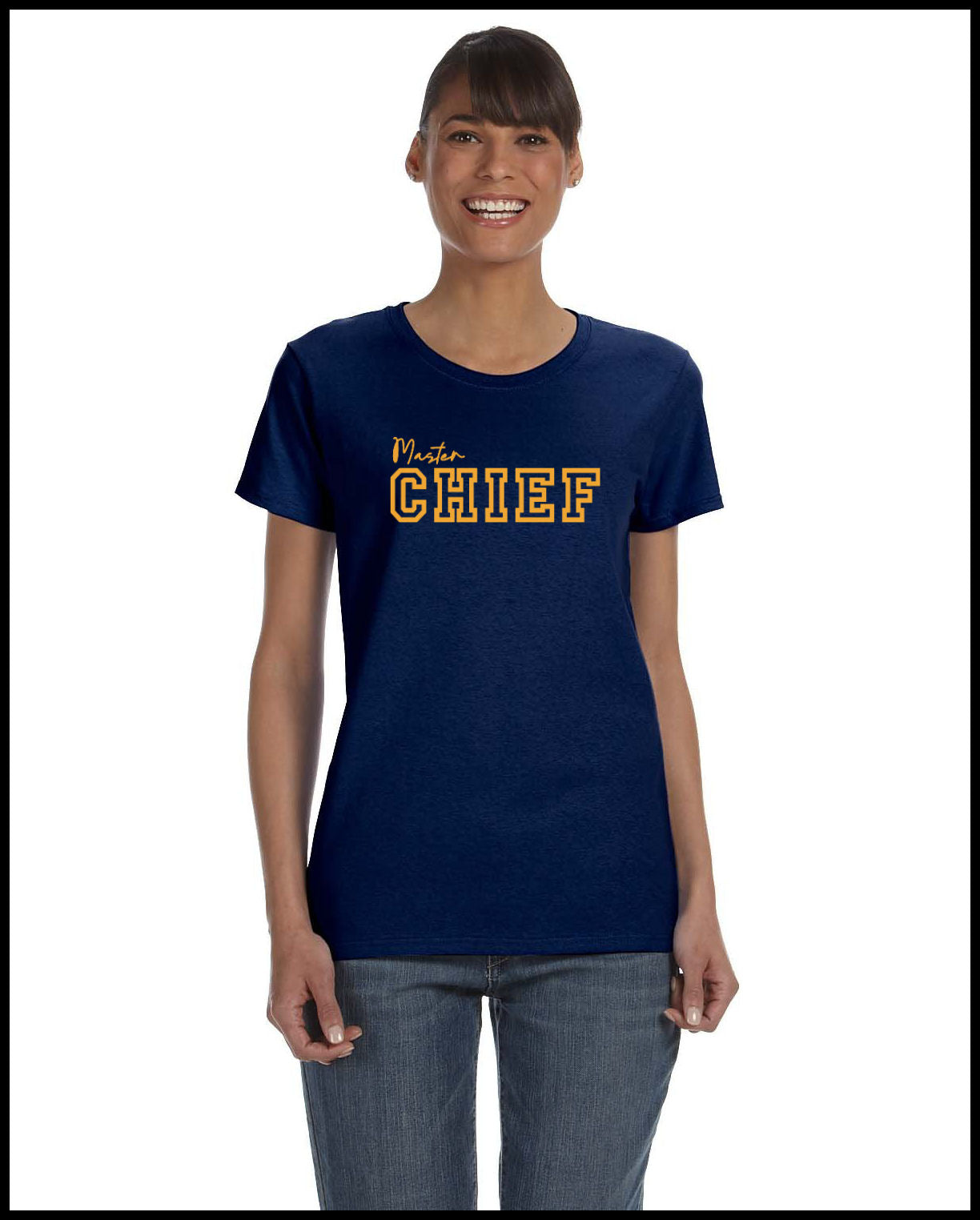 Chief Navy & Golden Yellow T-Shirt