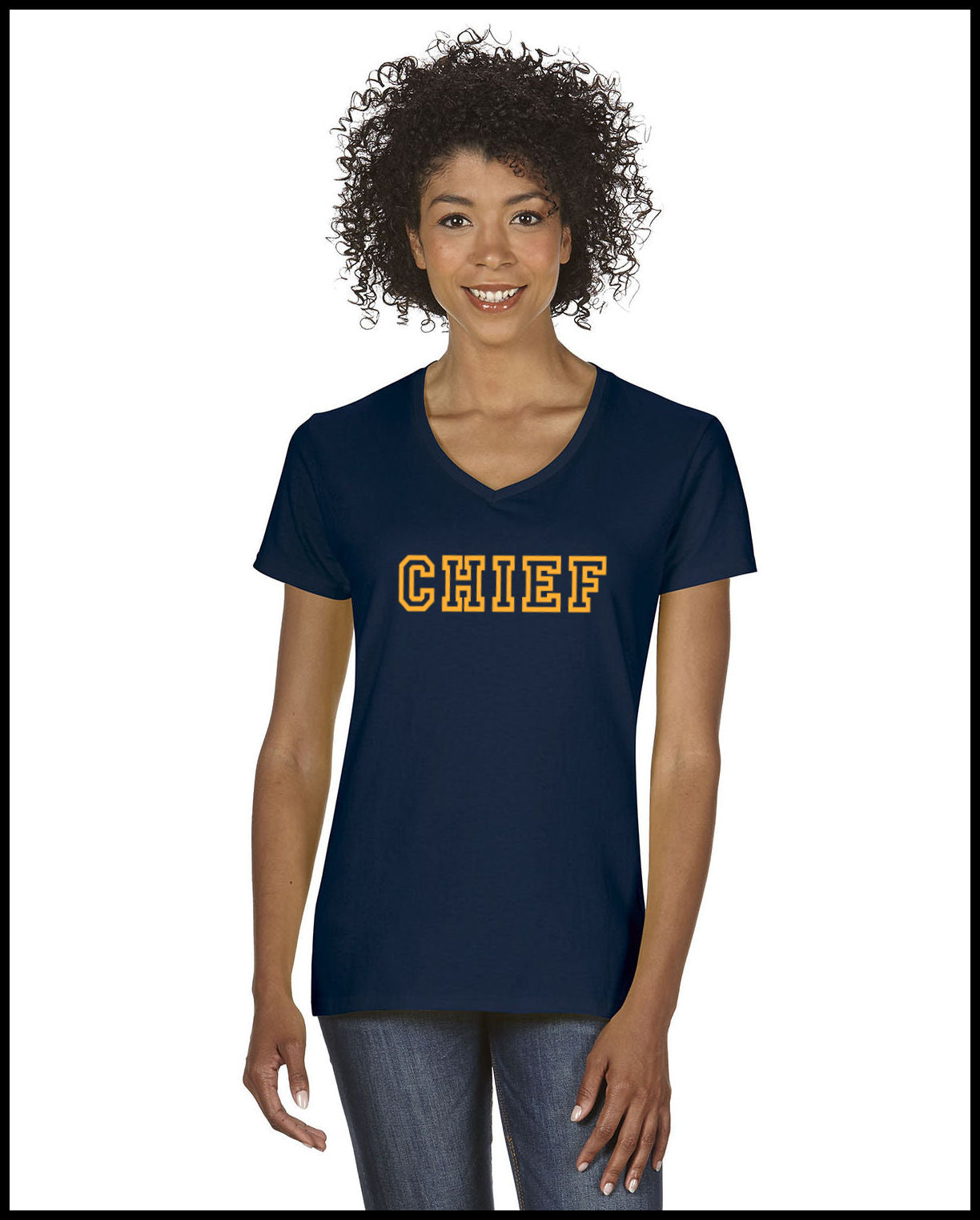 Chief Navy & Golden Yellow T-Shirt